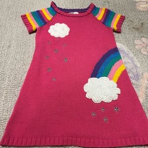 Beautiful rainbow toddler girl dress 3T
